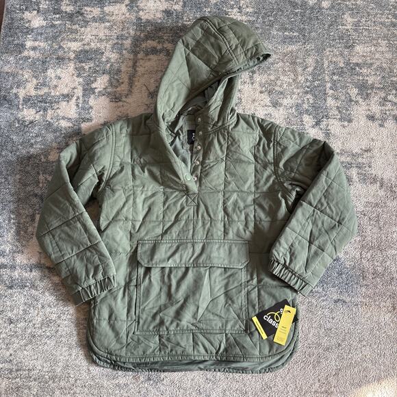 Art Class Quilted Jacket Girls Large 10/12 Green New Shacket - Picture 2 of 9